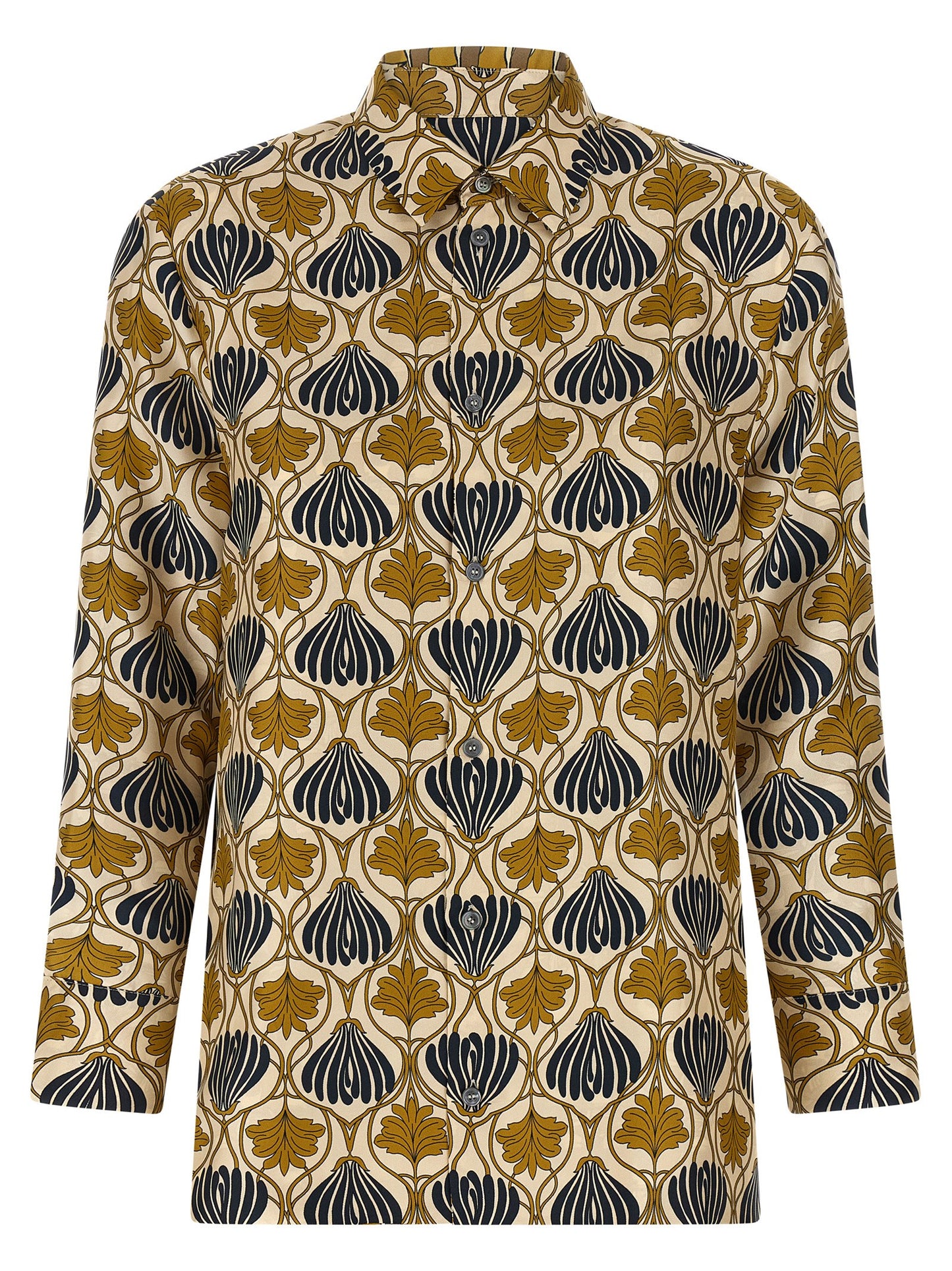 Max Mara Mehrfarbige Seidenbluse