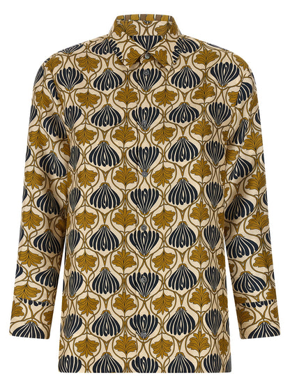Max Mara Mehrfarbige Seidenbluse