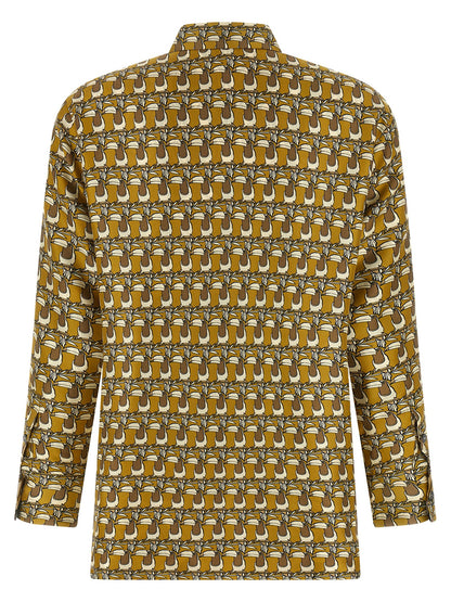 Max Mara Mehrfarbige Seidenbluse