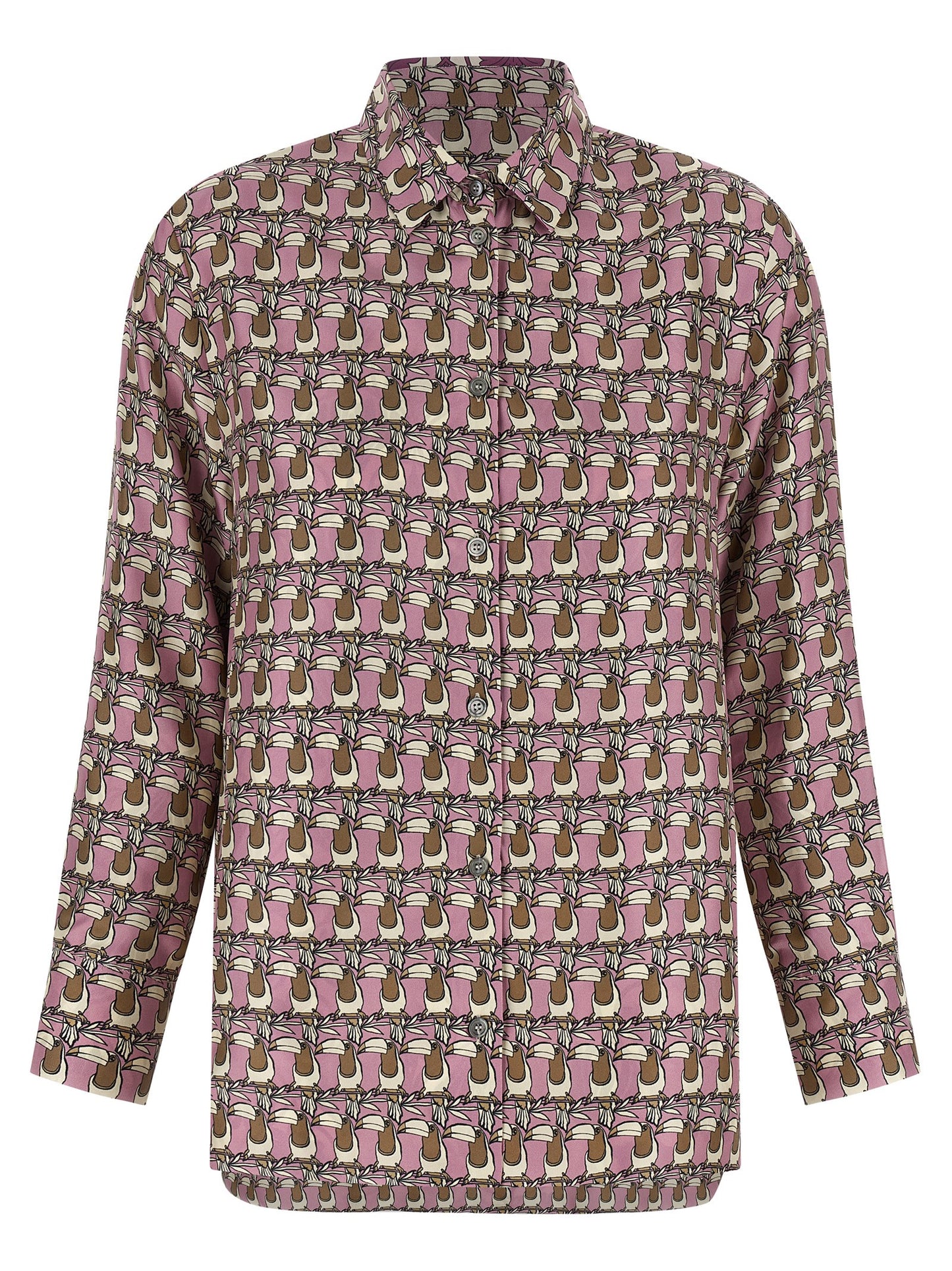 Max Mara Mehrfarbige Seidenbluse
