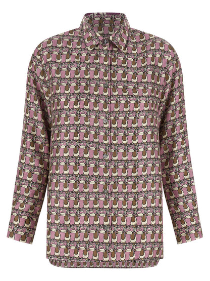 Max Mara Mehrfarbige Seidenbluse