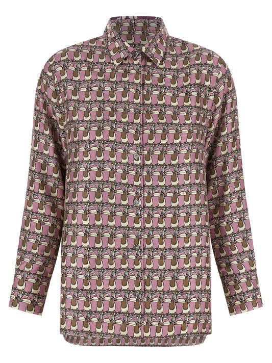Max Mara Mehrfarbige Seidenbluse