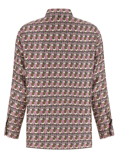 Max Mara Mehrfarbige Seidenbluse