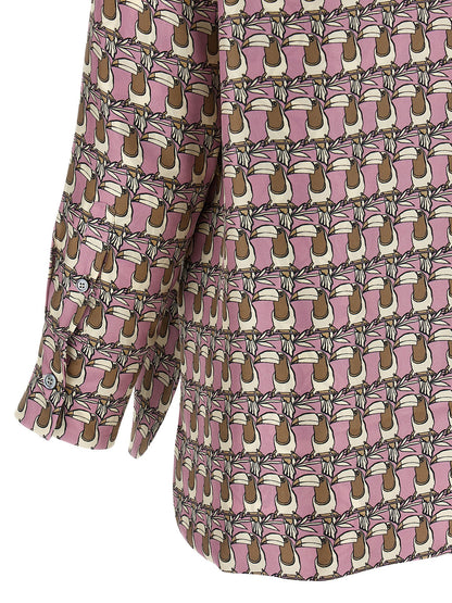 Max Mara Mehrfarbige Seidenbluse