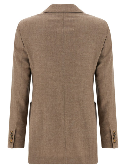 Max Mara Beiger Kaschmir-Blazer