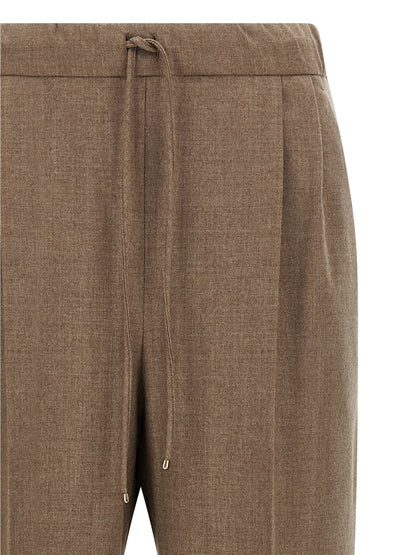 Max Mara Graue Kaschmir-Freizeithose