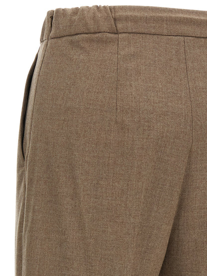 Max Mara Graue Kaschmir-Freizeithose