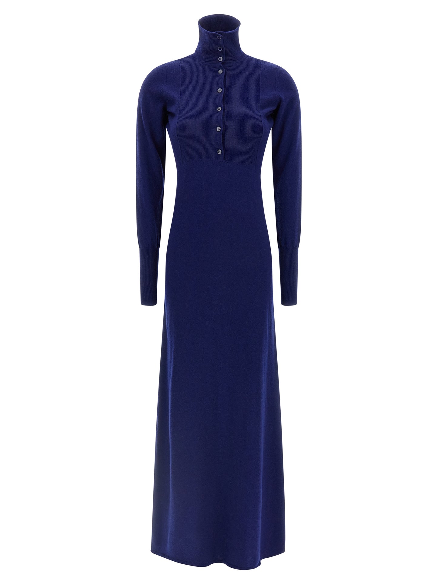 Tom Ford Langes blaues Kaschmirkleid