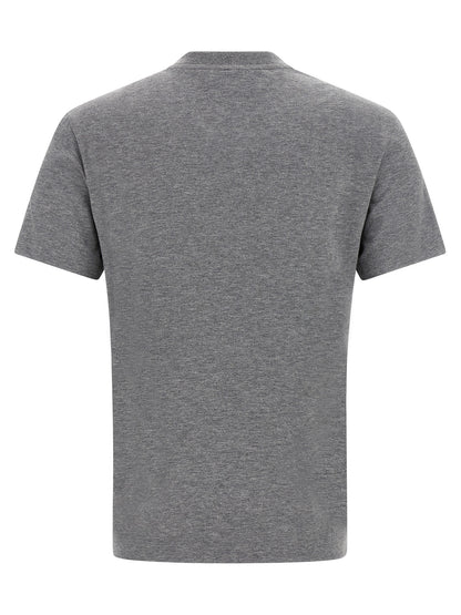 Fendi Graues Baumwoll-T-Shirt