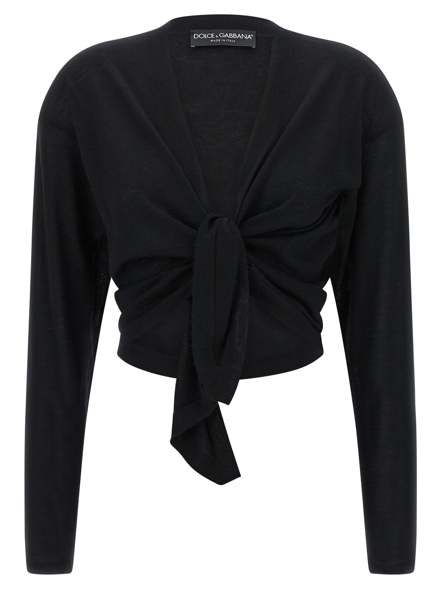 Dolce & Gabbana Schwarzer Kaschmir-Cardigan