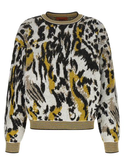 Missoni Mehrfarbige Strickjacke aus Polyamid