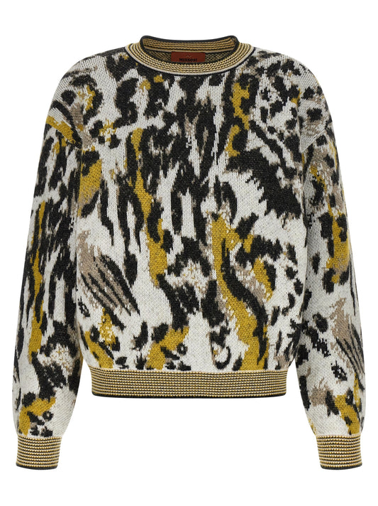 Missoni Mehrfarbige Strickjacke aus Polyamid