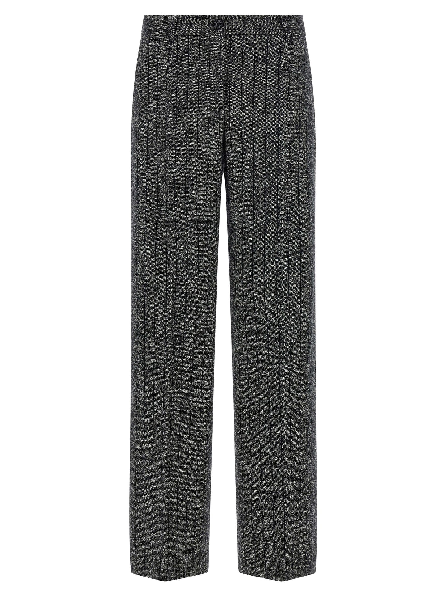 Dolce & Gabbana Zweifarbige Hose aus reiner Schurwolle