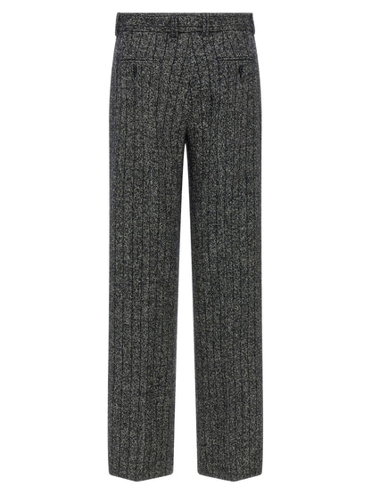 Dolce & Gabbana Zweifarbige Hose aus reiner Schurwolle