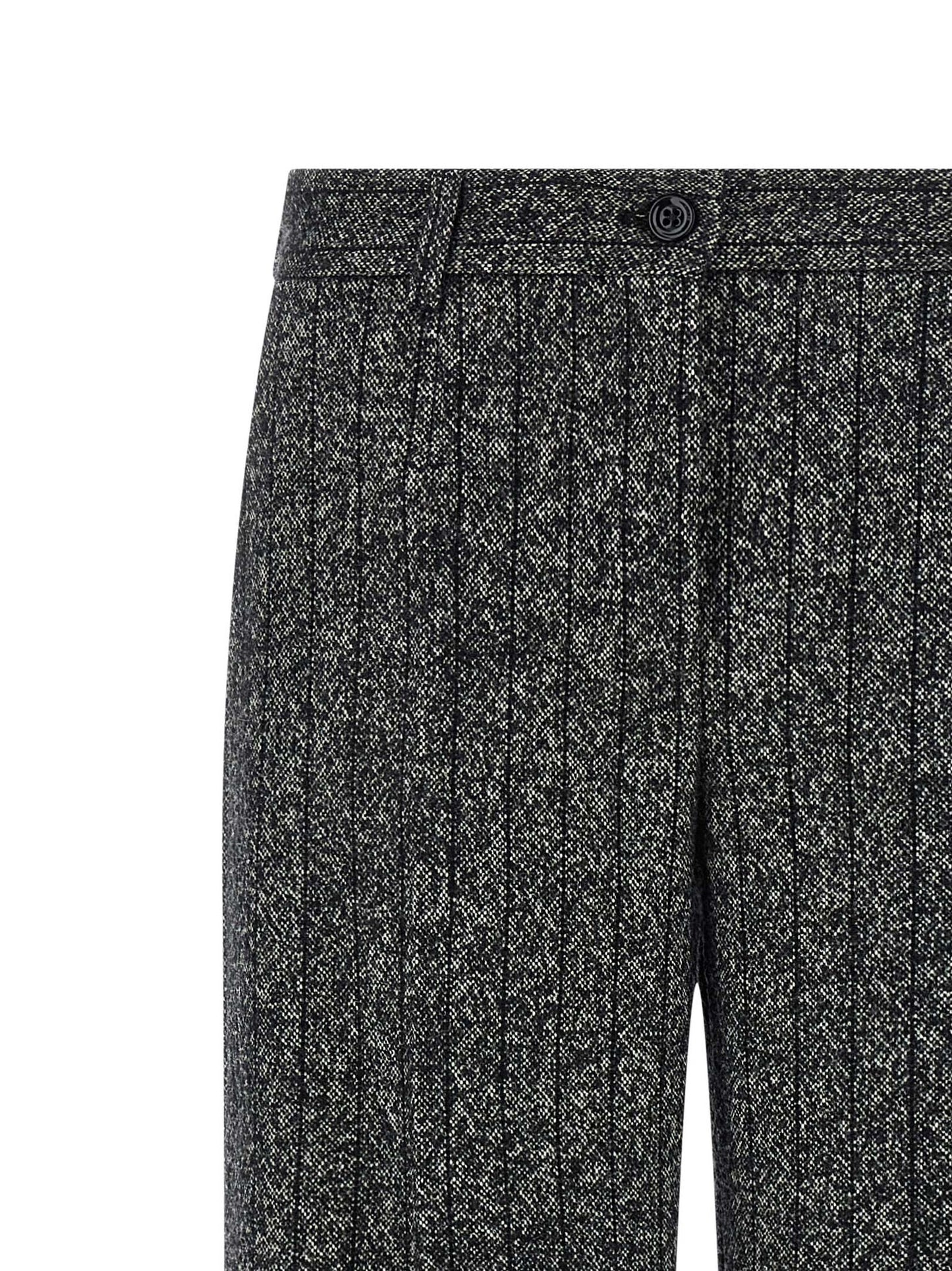 Dolce & Gabbana Zweifarbige Hose aus reiner Schurwolle