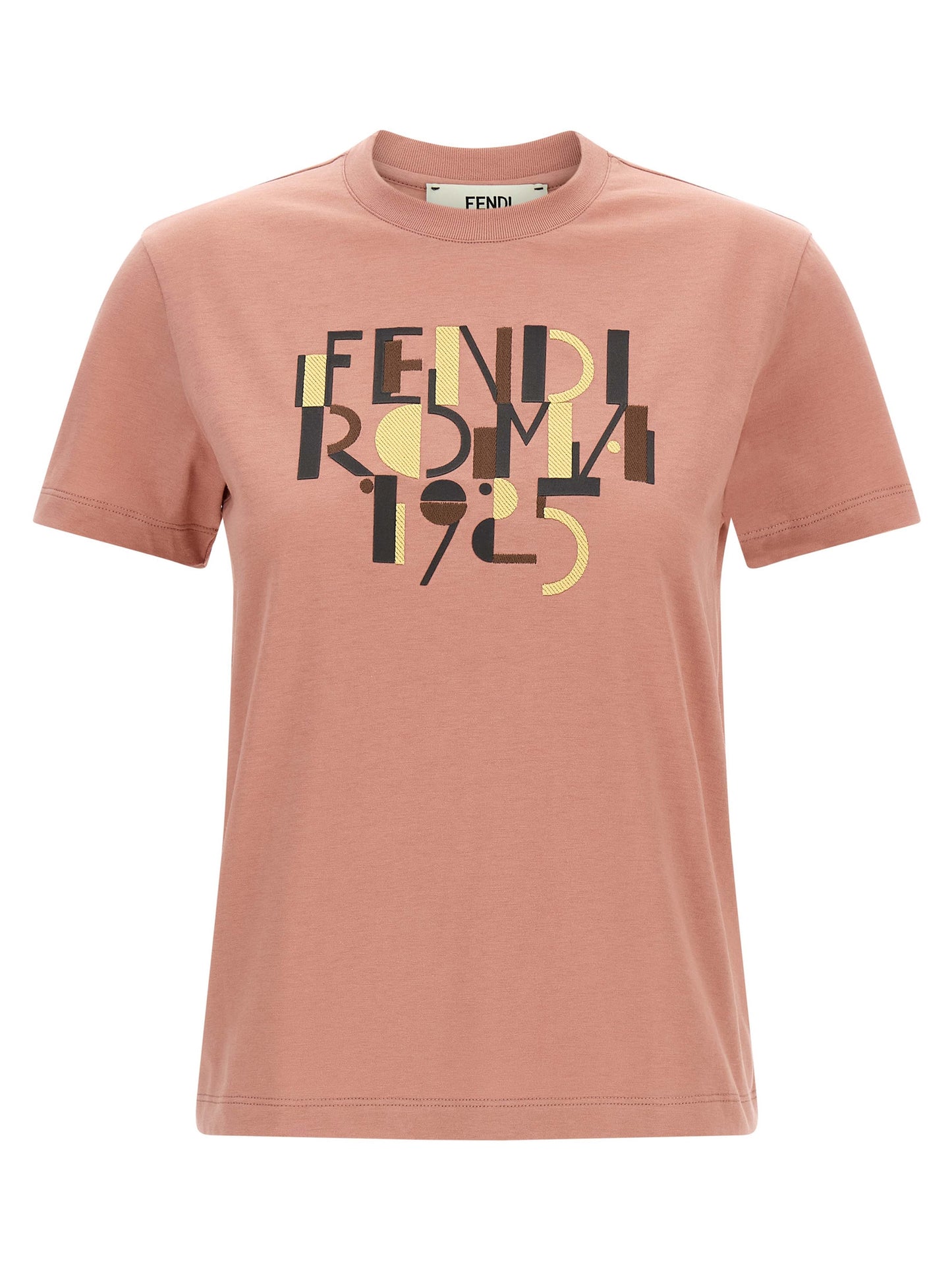 Fendi Mehrfarbiges Baumwoll-T-Shirt