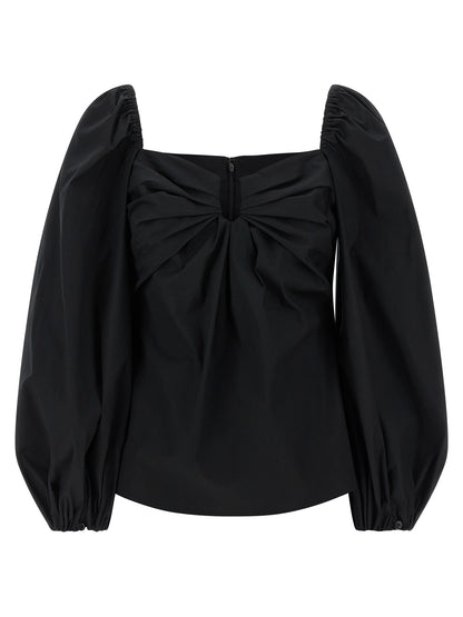 Carolina Herrera Schwarze Baumwoll-Tanktops