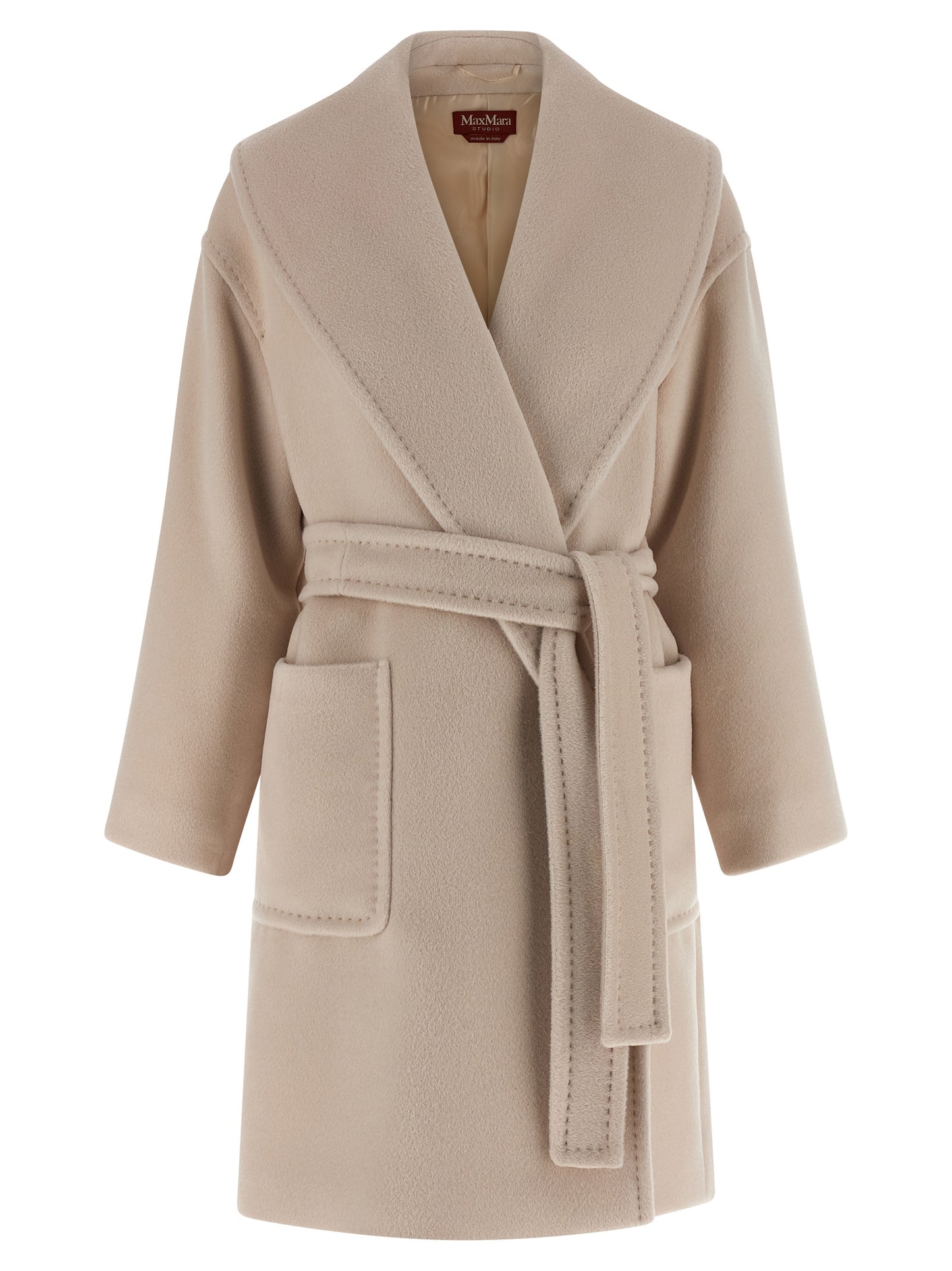 Max Mara Beiger Wollmantel