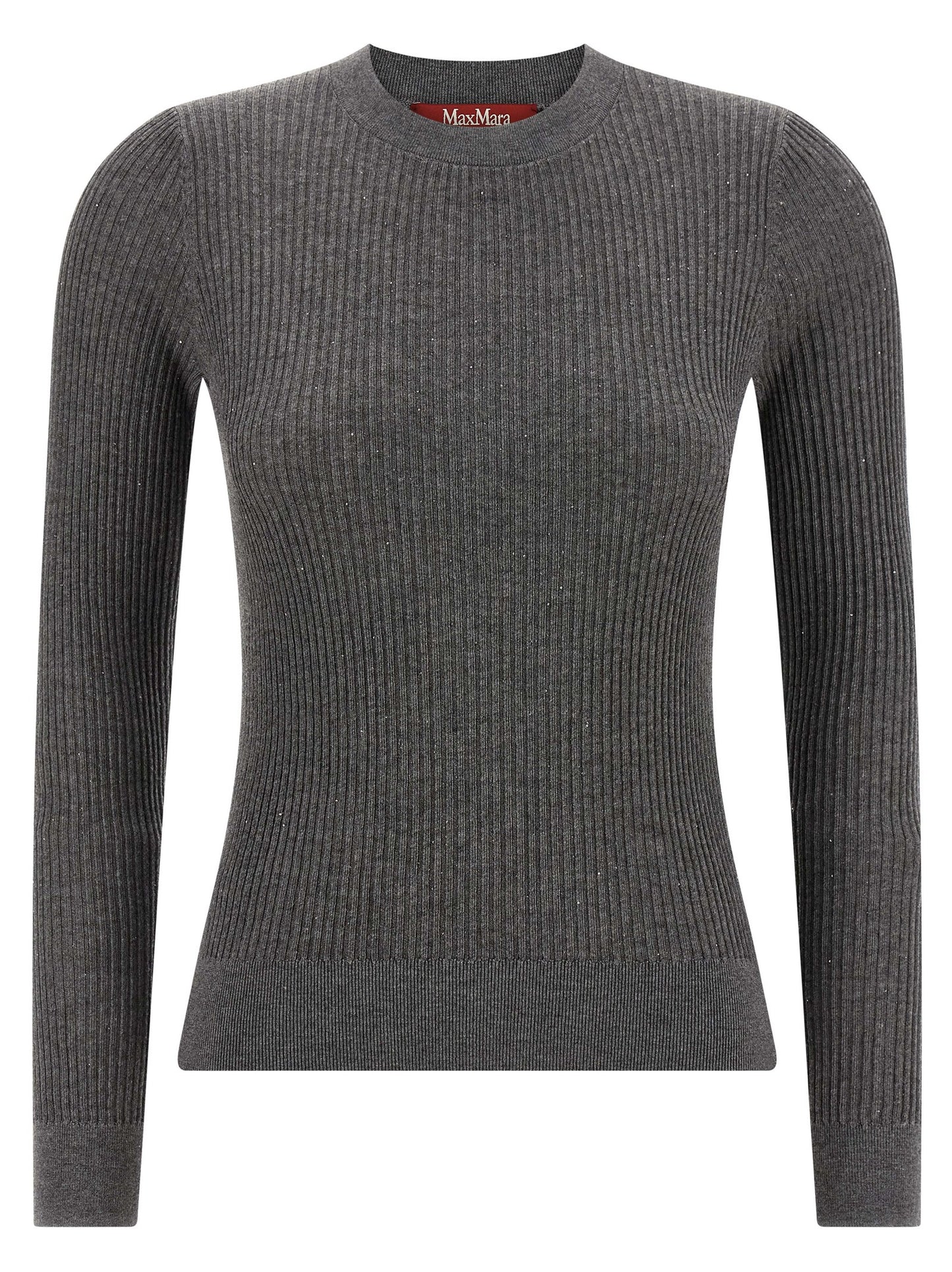 Max Mara Grauer Seiden-Cardigan