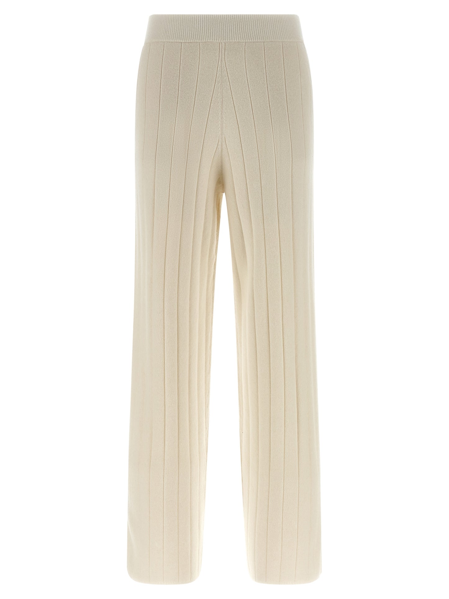 Max Mara Weiße Kaschmir-Jogginghose (Trainingshose)