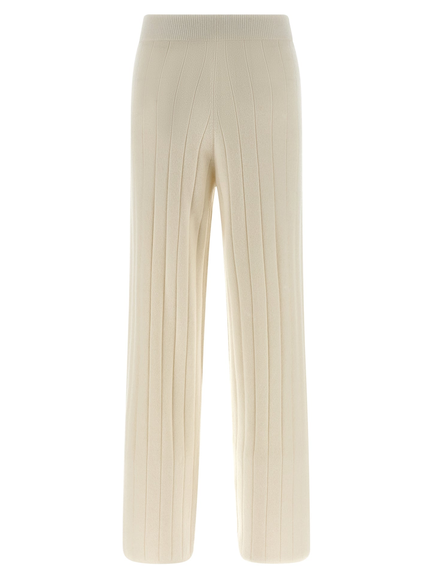 Max Mara Weiße Kaschmir-Jogginghose (Trainingshose)