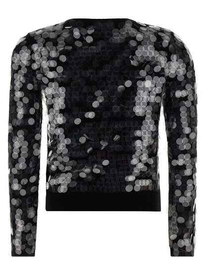 Max Mara Schwarzer Cardigan aus Schurwolle