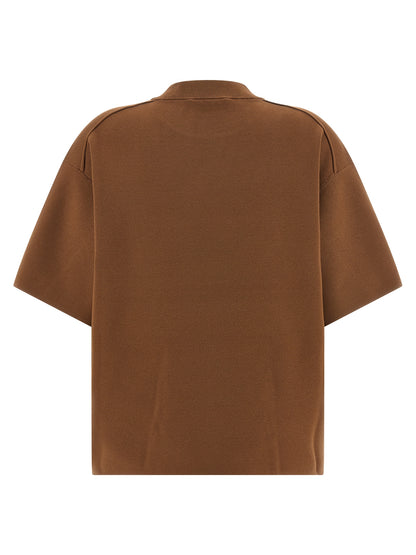 Max Mara Brauner Viskose-Cardigan