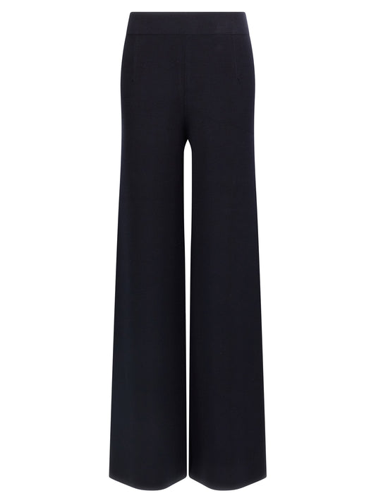 Max Mara Blaue Freizeithose aus Viskose