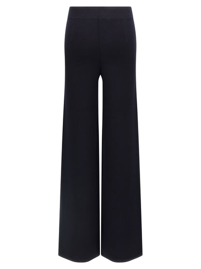 Max Mara Blaue Freizeithose aus Viskose
