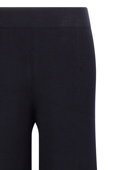 Max Mara Blaue Freizeithose aus Viskose