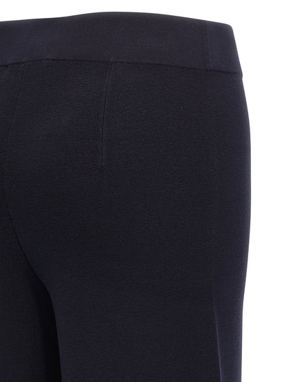Max Mara Blaue Freizeithose aus Viskose