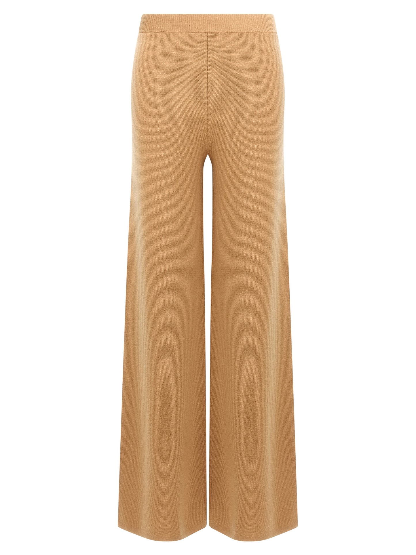 Max Mara Braune Woll-Freizeithose