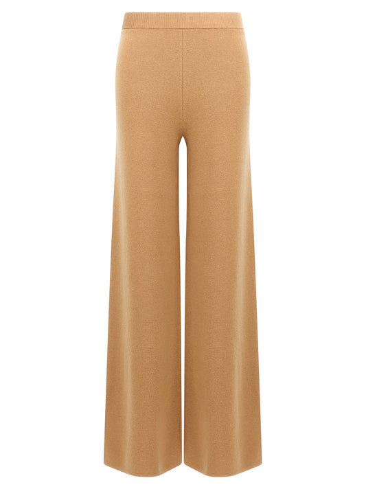 Max Mara Braune Woll-Freizeithose