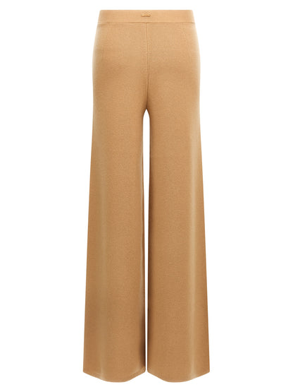 Max Mara Braune Woll-Freizeithose