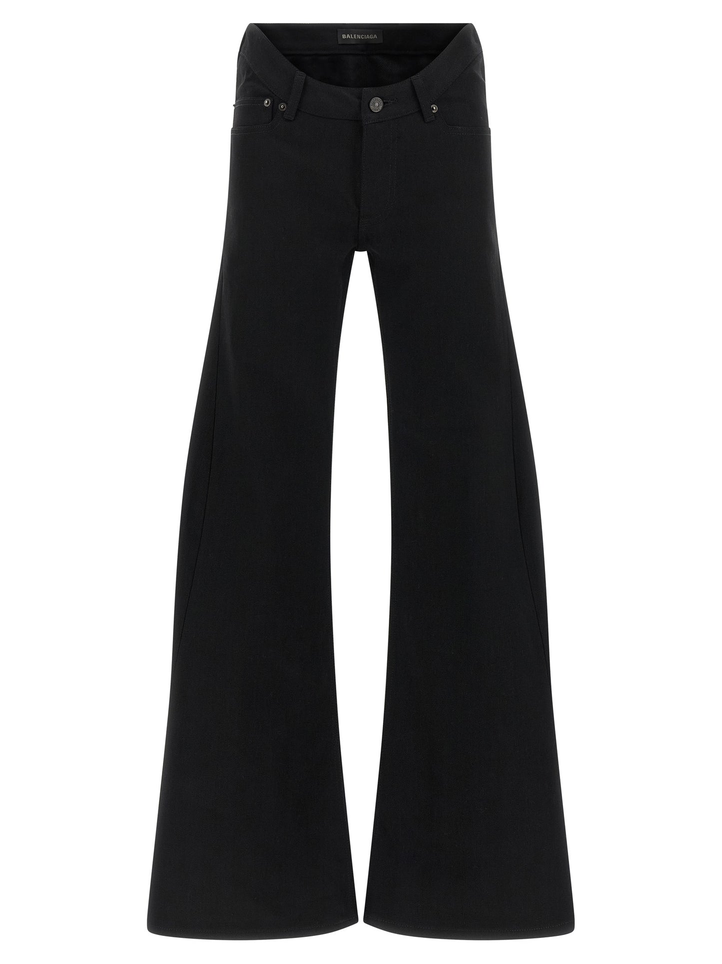 Balenciaga Schwarze Baumwoll-Schlagjeans