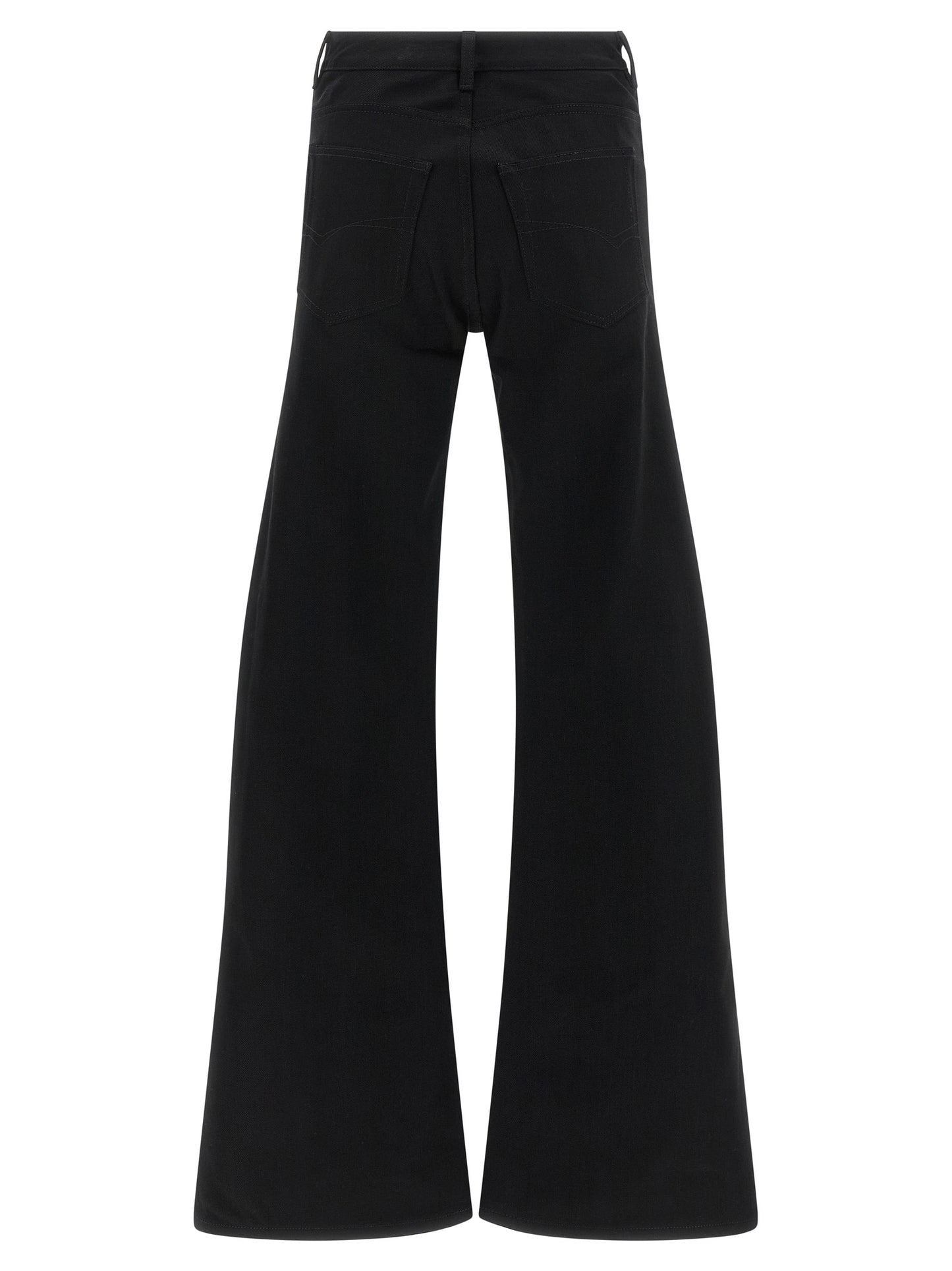 Balenciaga Schwarze Baumwoll-Schlagjeans