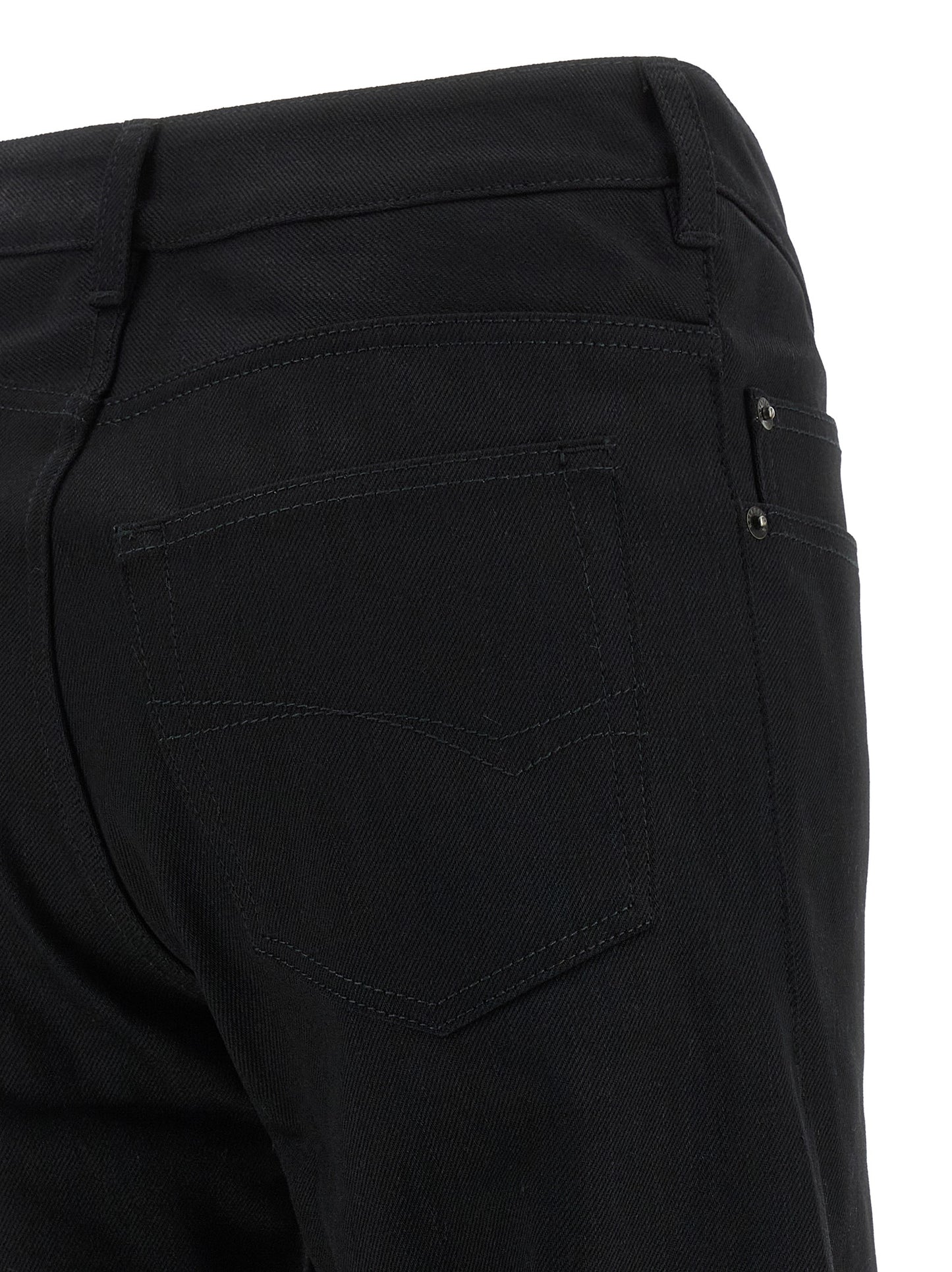 Balenciaga Schwarze Baumwoll-Schlagjeans