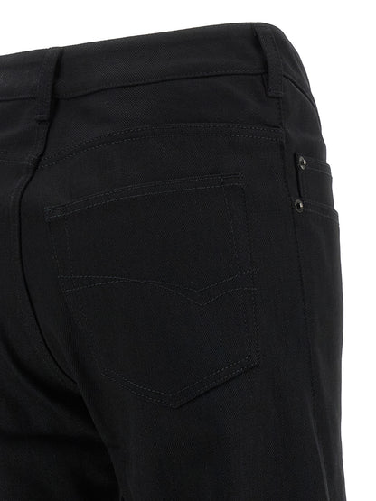 Balenciaga Schwarze Baumwoll-Schlagjeans