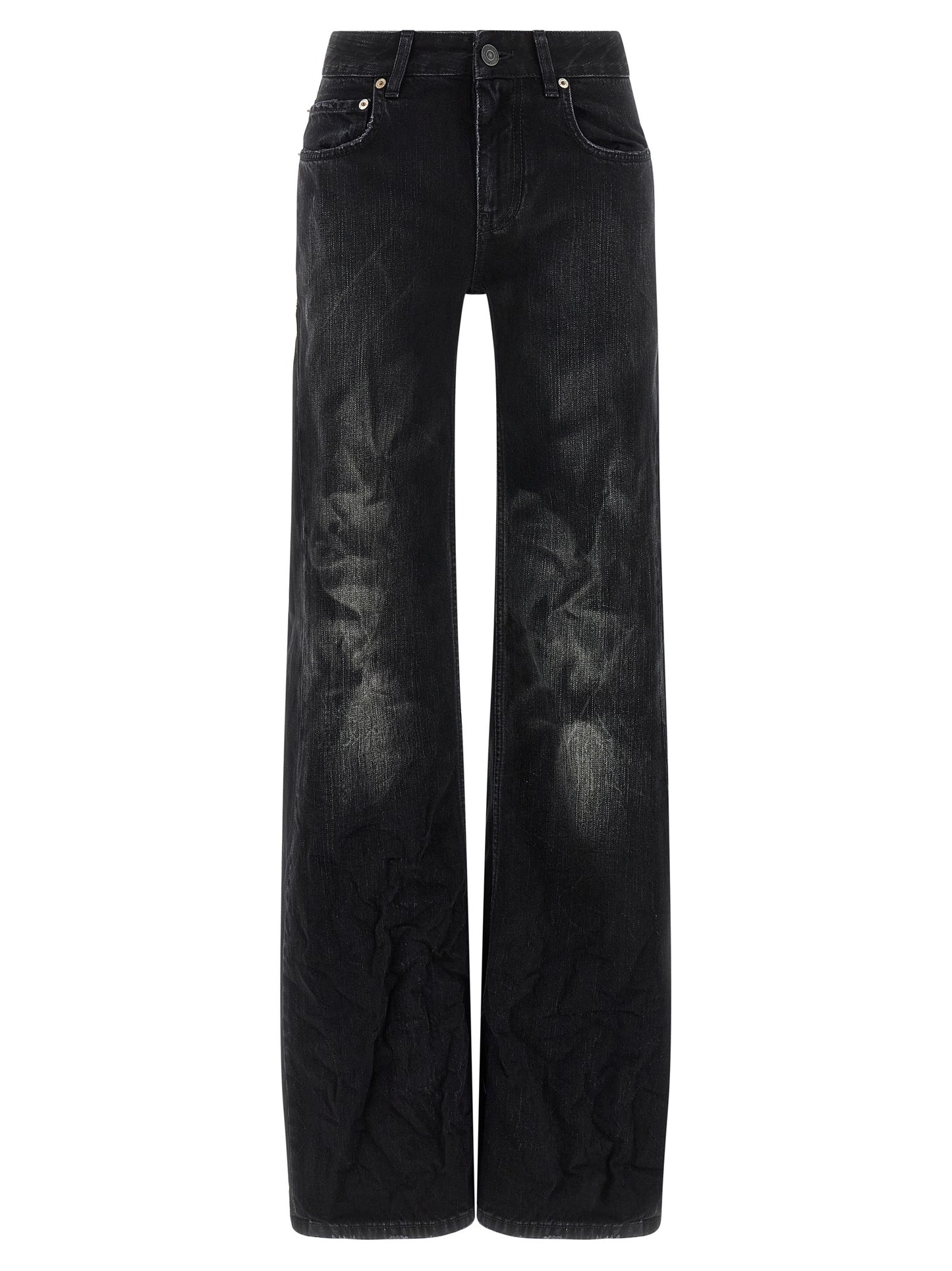 Balenciaga Schwarze Baumwoll-Schlagjeans