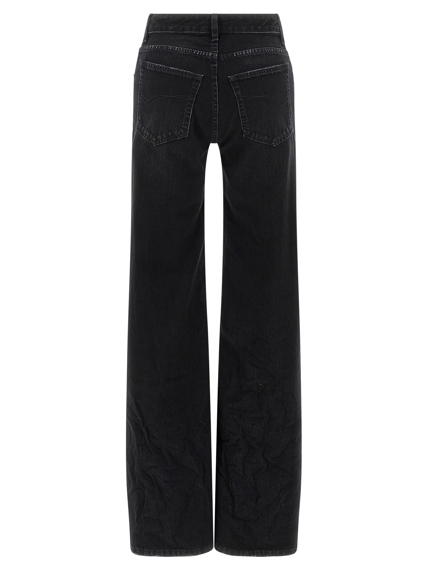 Balenciaga Schwarze Baumwoll-Schlagjeans