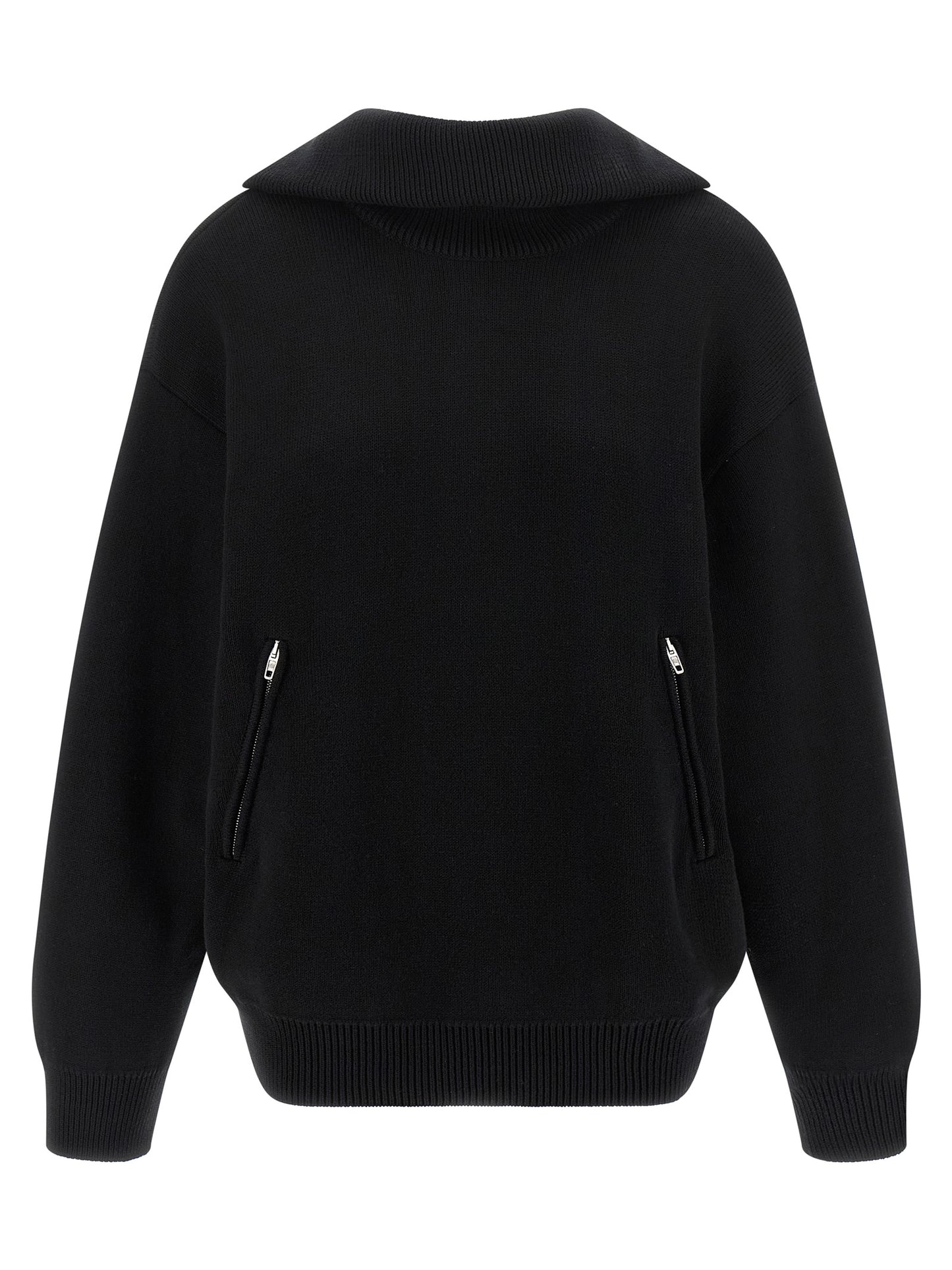 Balenciaga Schwarzer Baumwollcardigan