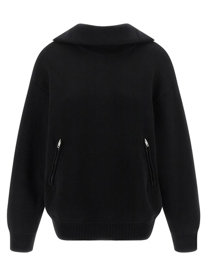 Balenciaga Schwarzer Baumwollcardigan