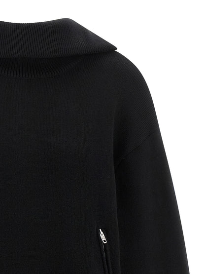Balenciaga Schwarzer Baumwollcardigan