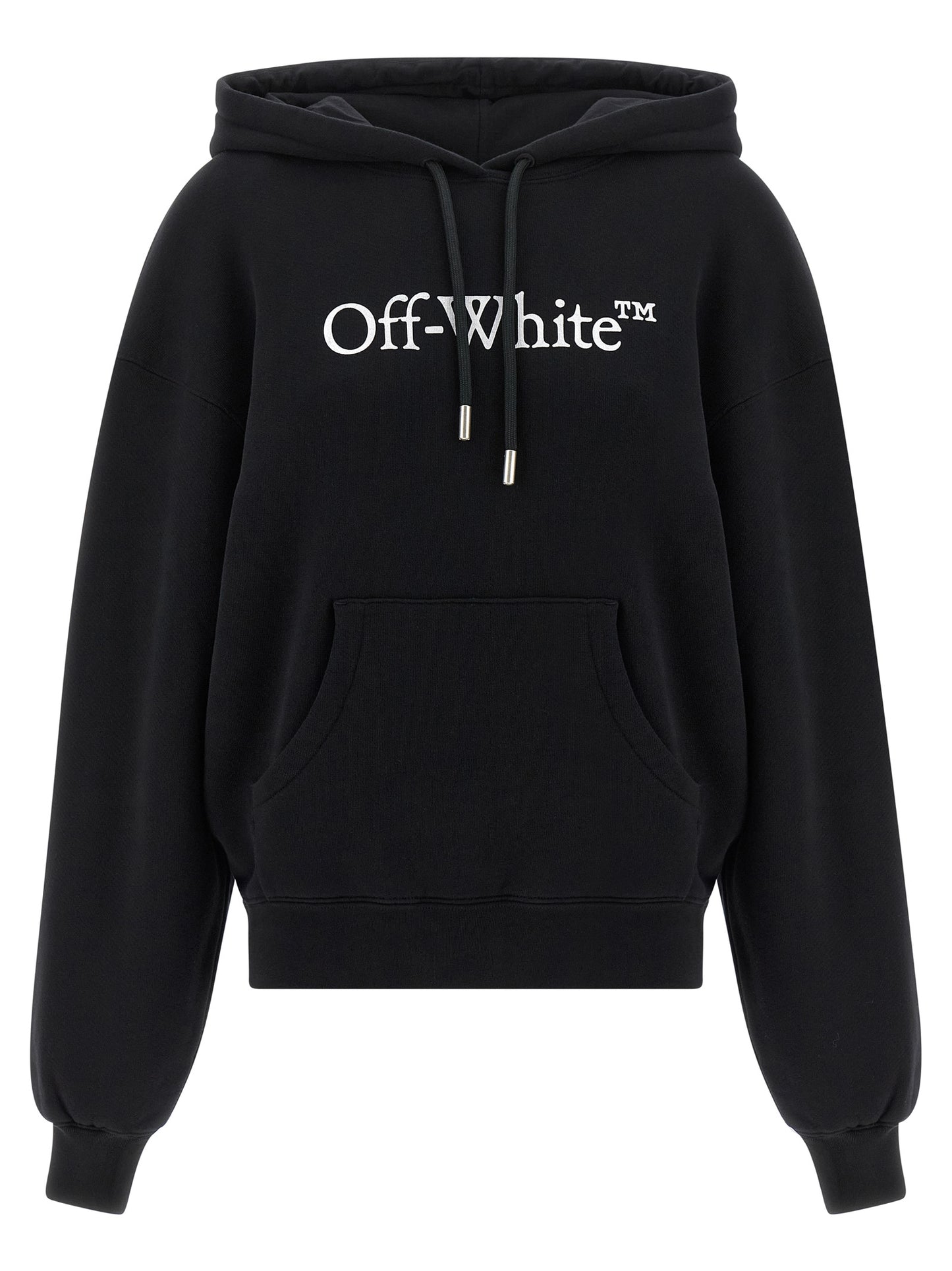 Off-White Zweifarbige Baumwollkapuzenjacke