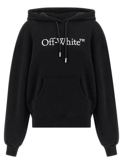 Off-White Zweifarbige Baumwollkapuzenjacke