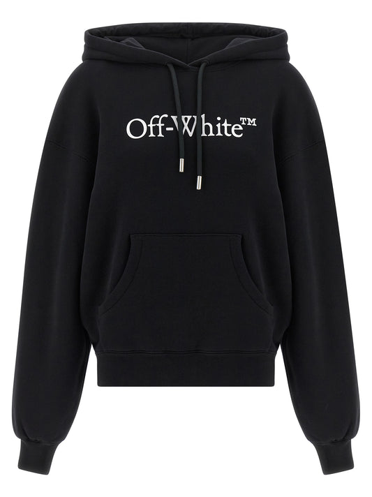 Off-White Zweifarbige Baumwollkapuzenjacke