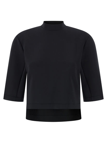 MONCLER GENIUS Schwarzes Polyester-Oberteil