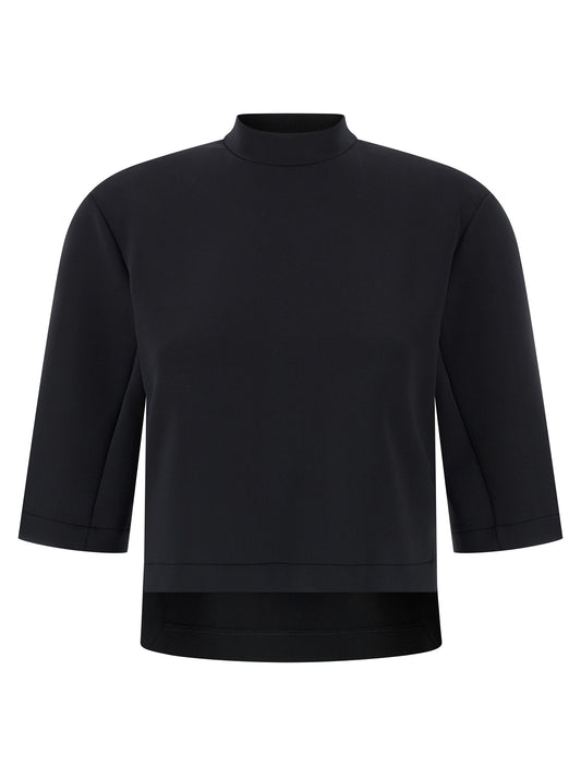 MONCLER GENIUS Schwarzes Polyester-Oberteil