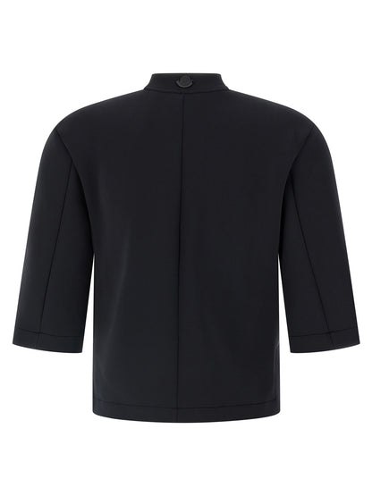 MONCLER GENIUS Schwarzes Polyester-Oberteil