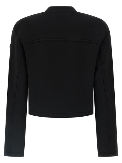 MONCLER GENIUS Schwarzer Sweatshirt aus Viskose
